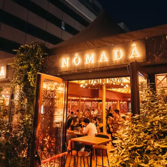 Entrada de el restaurante Nômadâ